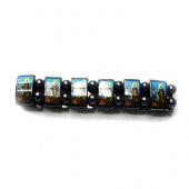 Magnetic Hematite Religious Sealed Icon Bracelet 7.8inch